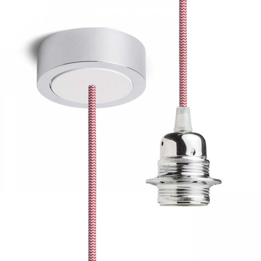 RENDL R11938 HEX wisząca sada CHP+CZ/BK+CHO+BP1 230V E27 28W