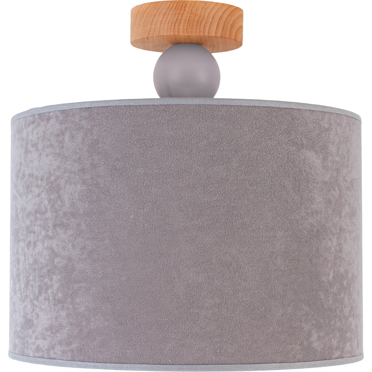 HELLUX 3200112 Lampa sufitowa Bolla szara