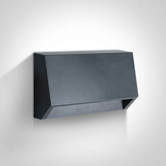 ONE LIGHT 67386A/AN/W Diminio kinkiet antracyt LED 3000K 1,5W IP65