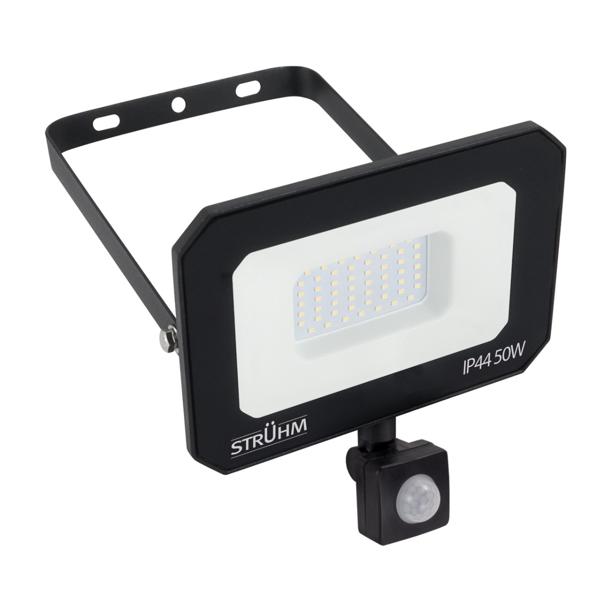 IDEUS 04377 ASTON LED S 50W BLACK NW Naświetlacz SMD LED z czujnikiem ruchu
