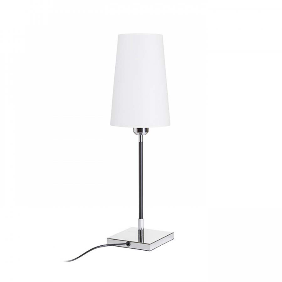 RENDL R12464 LULU stołowa biała/czarna chrom 230V E27 28W