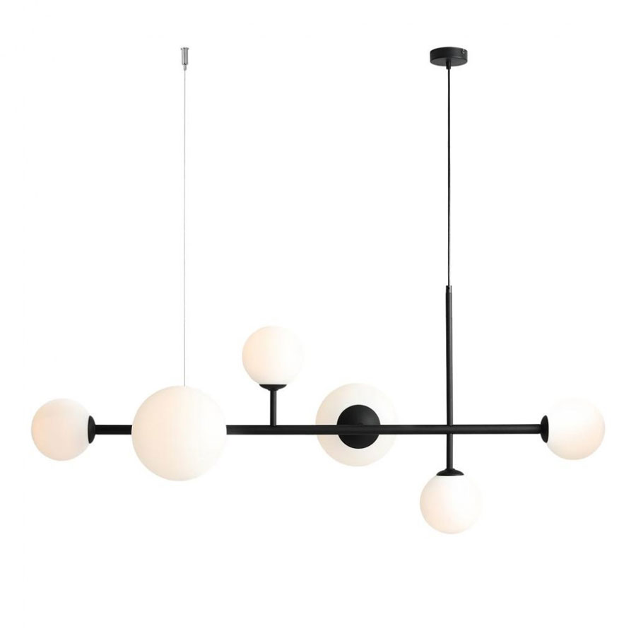 ALDEX 1092K1 LAMPA WISZĄCA DIONE 6 CZARNA