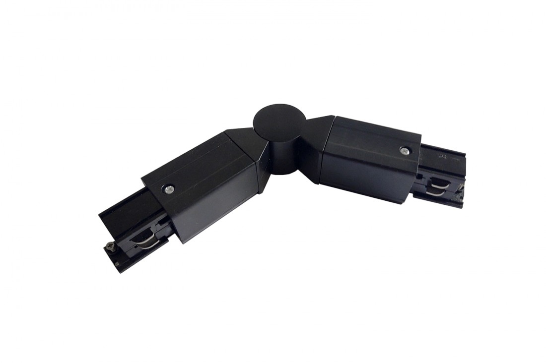 AZZARDO AZ4286 TRACK 3LINE ADJUSTABLE CONNECTOR BK TECHNICAL TRACK BLACK łącznik 3-fazowy
