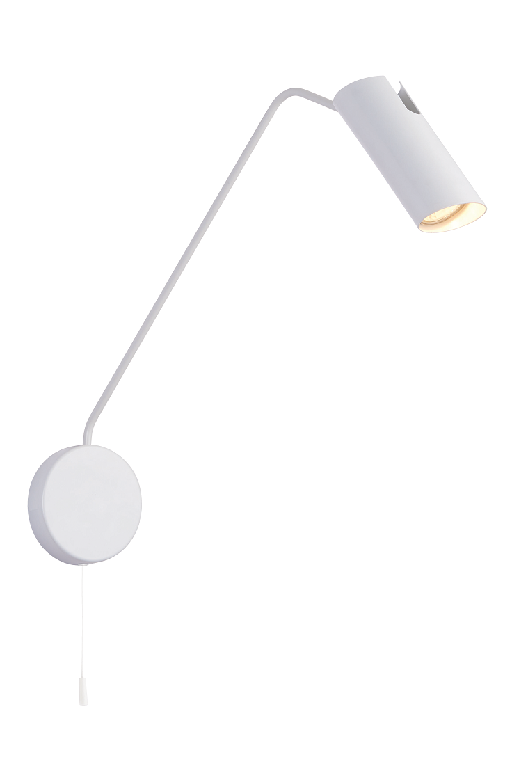 Light Prestige LP-17001/1WL WH Futuro 1 kinkiet biały z wysięgnikiem