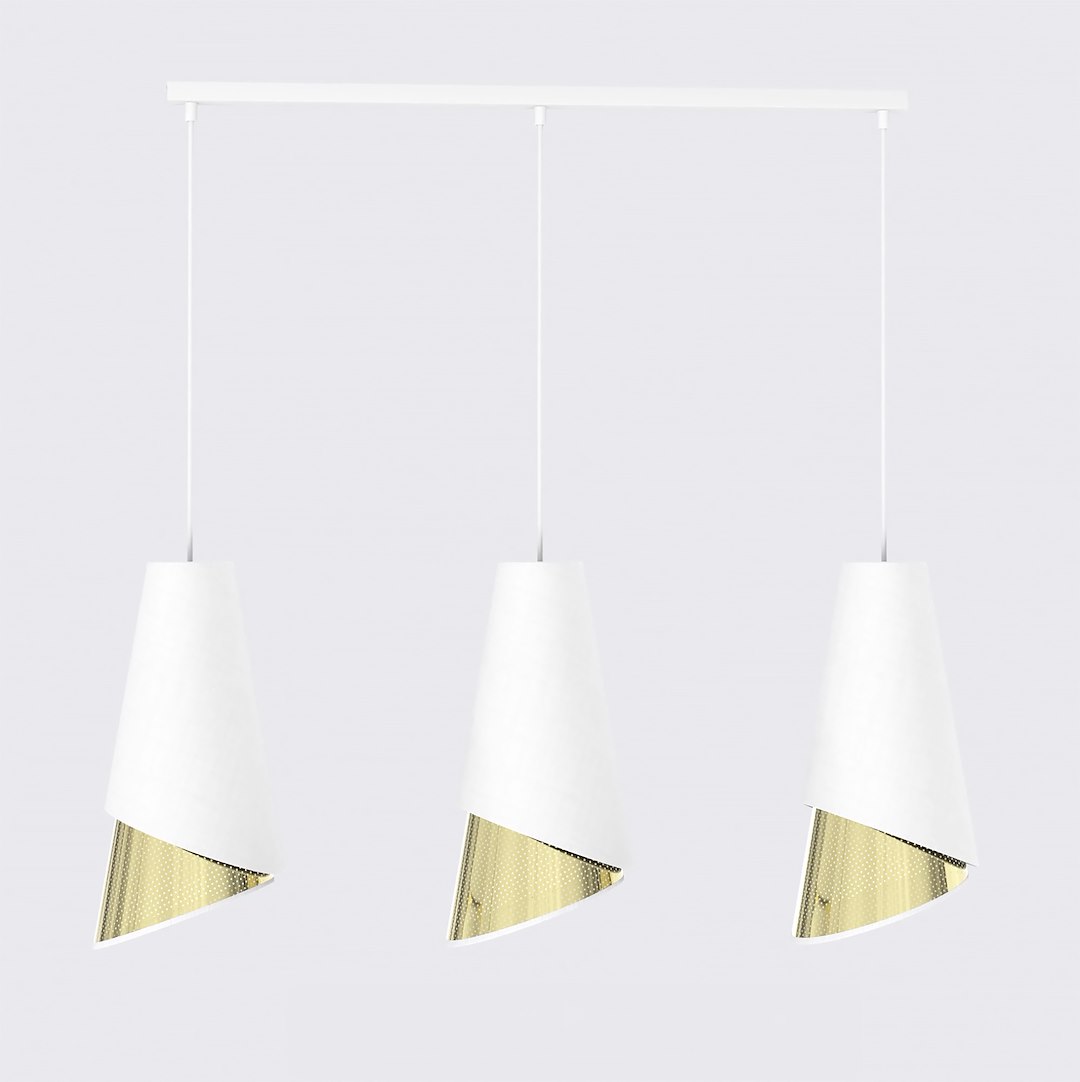 EMIBIG 1618/3 MODA 3 WH GOLD LAMPA WISZĄCA