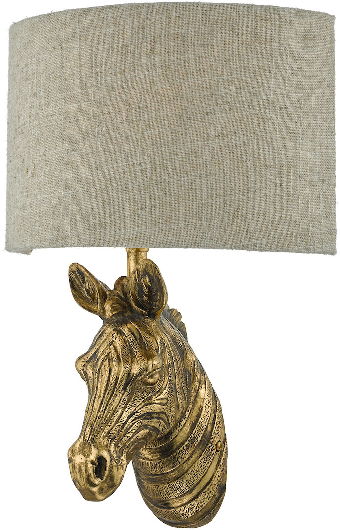 DAR ABB0735 ABBY 1LT W/LT ZEBRA GOLD CW SHD