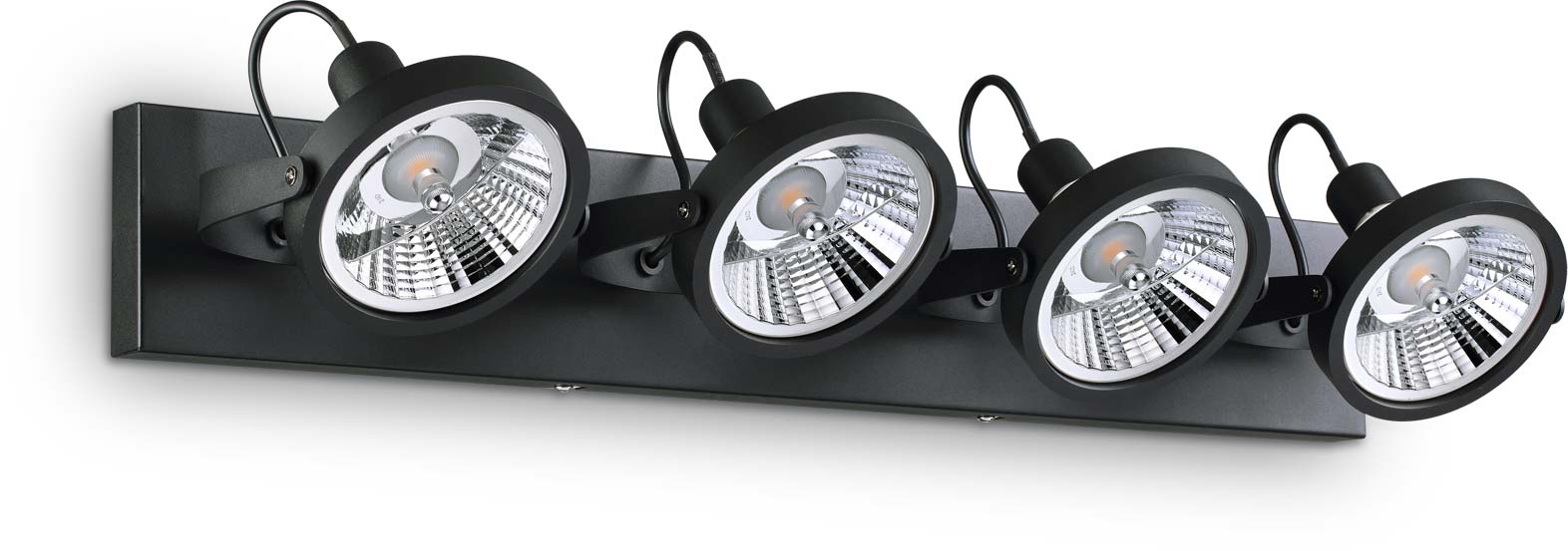 IDEAL LUX GLIM PL4 NERO 200255