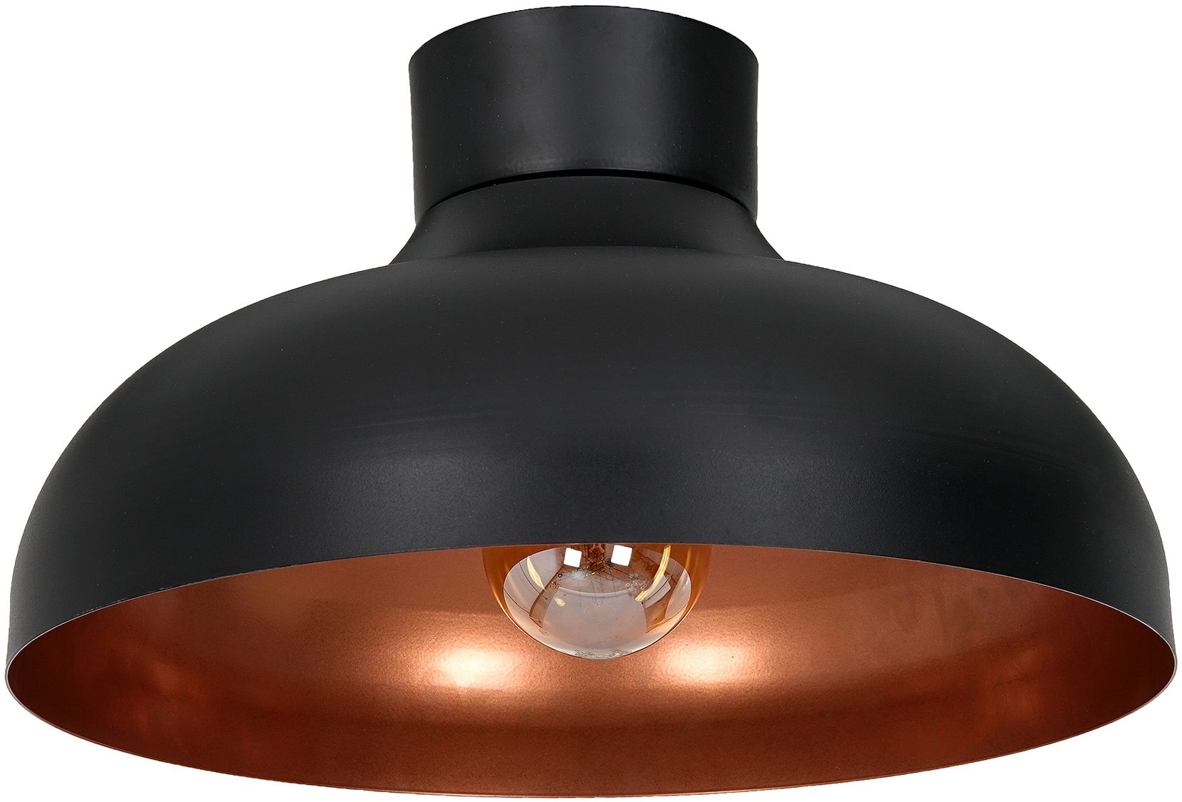 LUMINEX 1734 plafon Basca black/copper 1