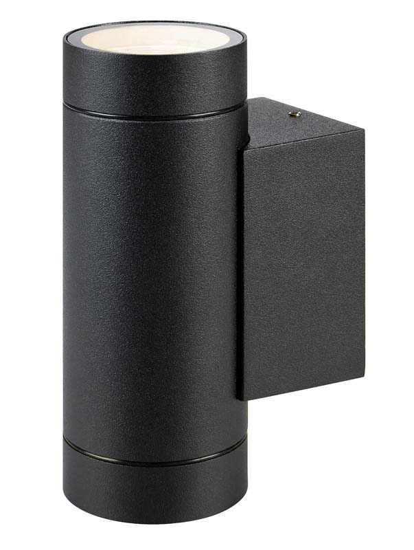 MARKSLOJD 107916 PIPE lampa ścienna 2L Czarna IP44