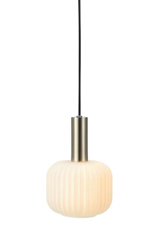MARKSLOJD 108122 SOBER lampa wisząca Mała 1L Stal/Biały