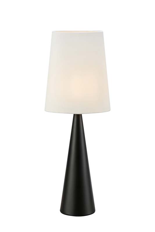 MARKSLOJD 108597 CONUS lampa stołowa 1L Black/Offwhite