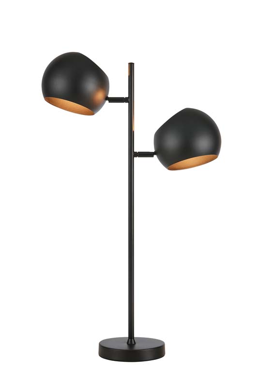 MARKSLOJD 108691 EDGAR lampa stołowa 2L Black