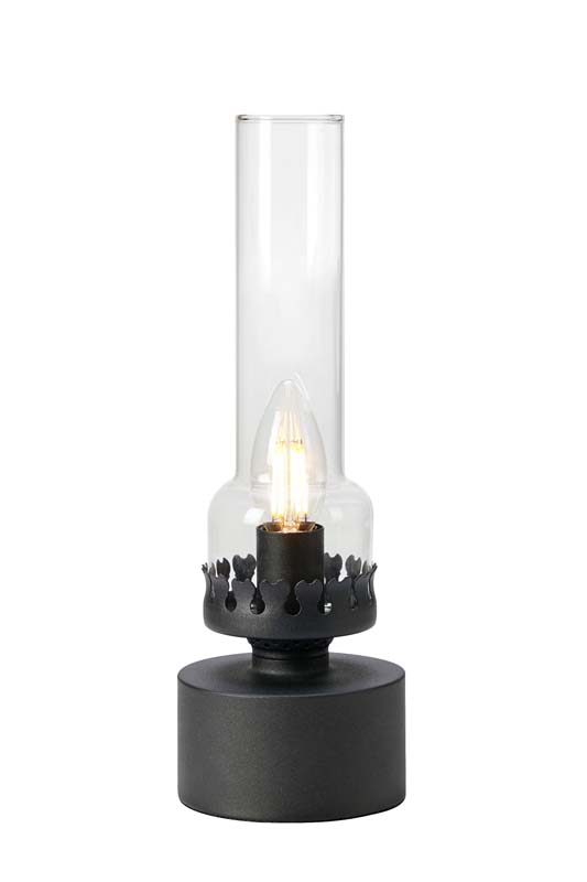 MARKSLOJD 108786 KANDELLA lampa stołowa 1L Sandy Black/Clear