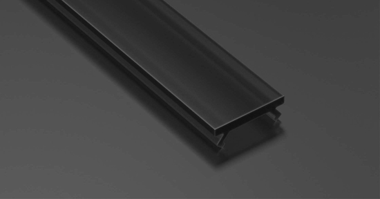 LED LABS 11-2027-30 Klosz do profilu LED LUMINES SLIM PMMA czarny 3 m