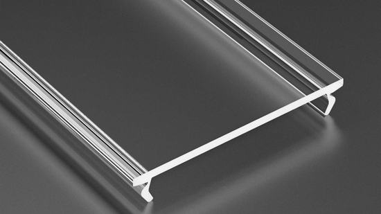 LED LABS 11-2033-20 Klosz do profilu LED LUMINES WIDE PMMA transparentny 2,02 m