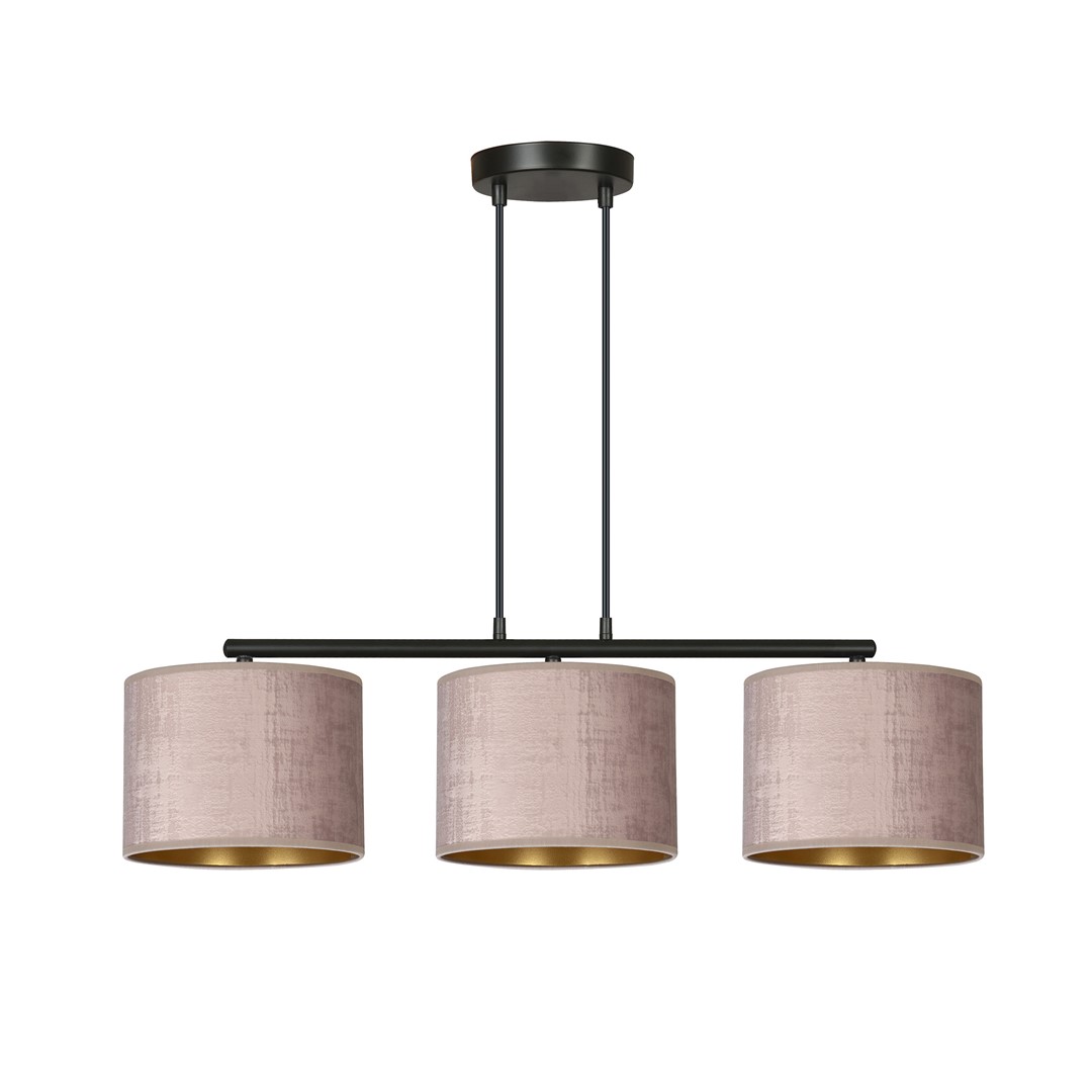 EMIBIG 1053/3 LAMPA WISZĄCA HILDE 3 BL ROSE