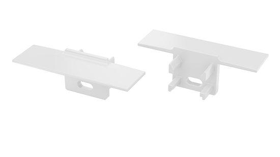 LED LABS 12-1041-00 Zaślepka do profilu LUMINES Gaudi biała z otworem