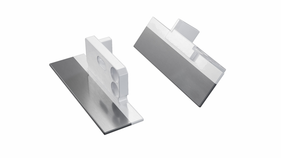 LED LABS 12-1231-10 Zaślepka ALU do profilu LED LUMINES MONO biała z otworem lewa