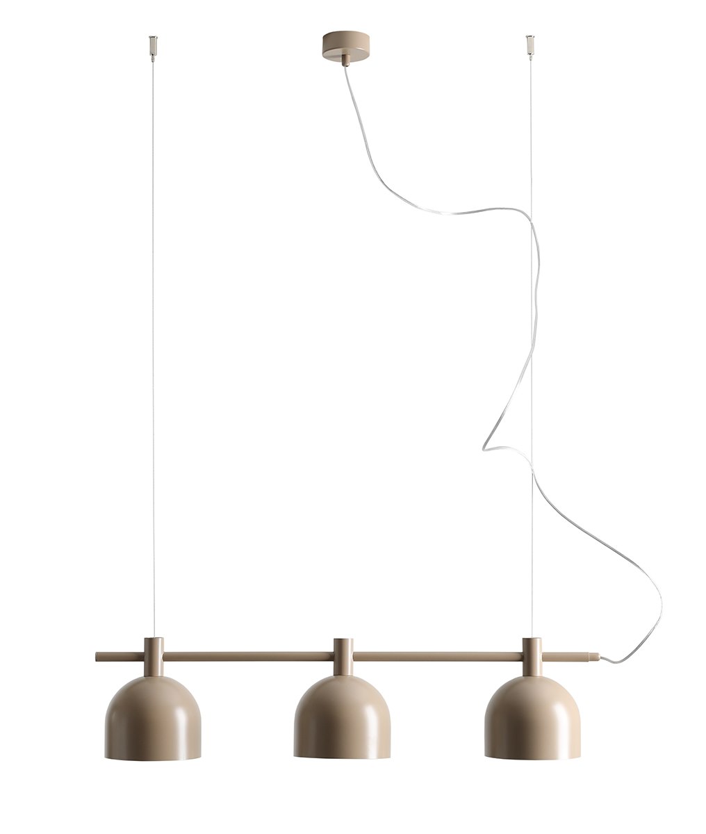 ALDEX 976E_17 LAMPA WISZĄCA BERYL 3 BEIGE