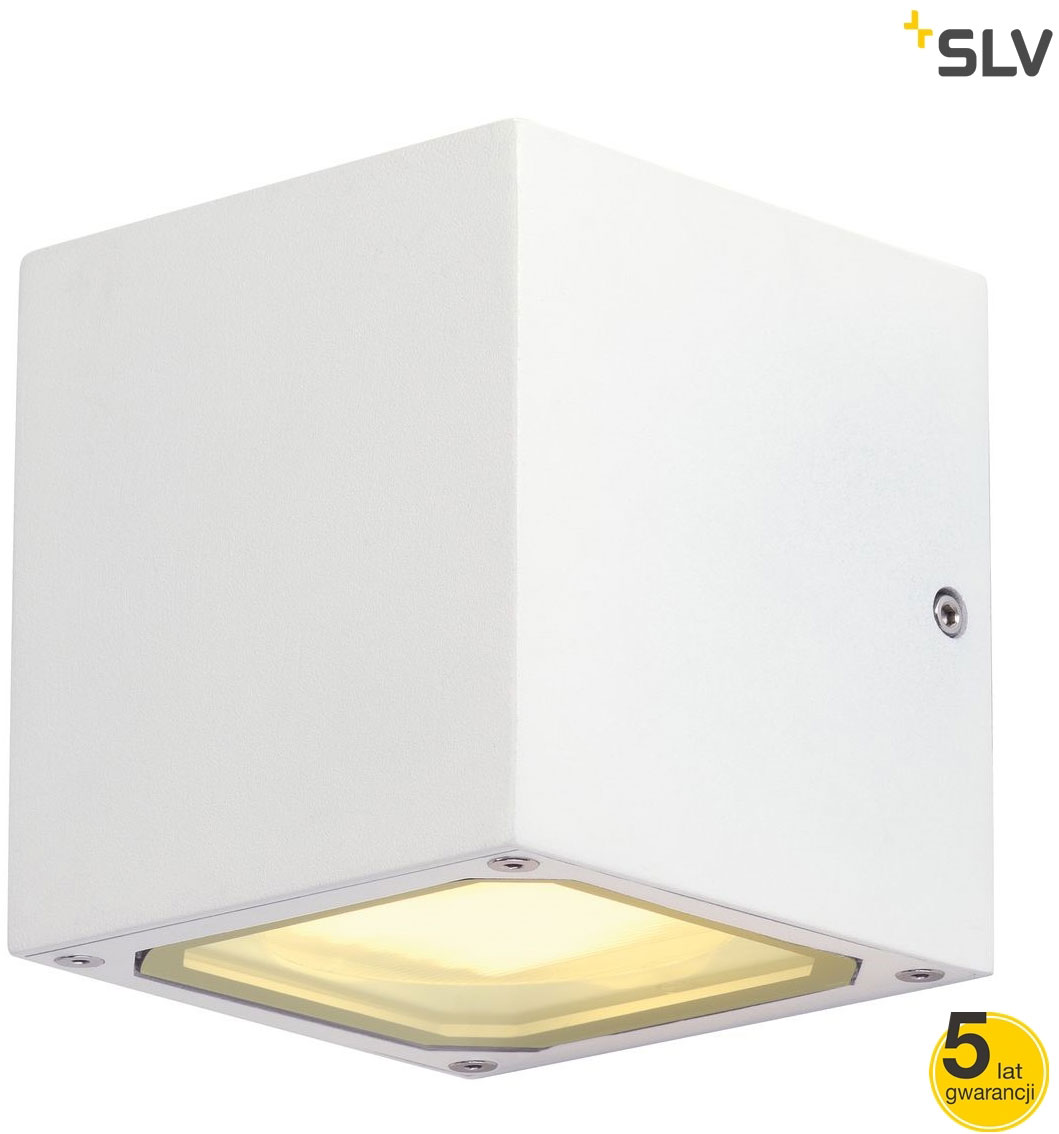 SLV 232531 SITRA CUBE lampa ścienna, biały, GX53, max. 9W - SUPER PROMOCJA