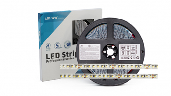 LED LABS 16-2073-01 Taśma LED PRO 3Y 24V 128 LED/m 2835 SMD Biała Neutralna, 12W, 130lm/W, 640 LED