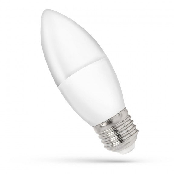 SPECTRUMLED 14223 Żarówka LED ŚWIECOWA E-27 230V 8W WW SPECTRUM