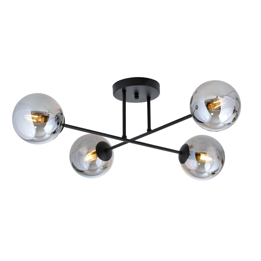EMIBIG 1245/4 LAMPA SUFITOWA ROMA 4 BL GRAFIT