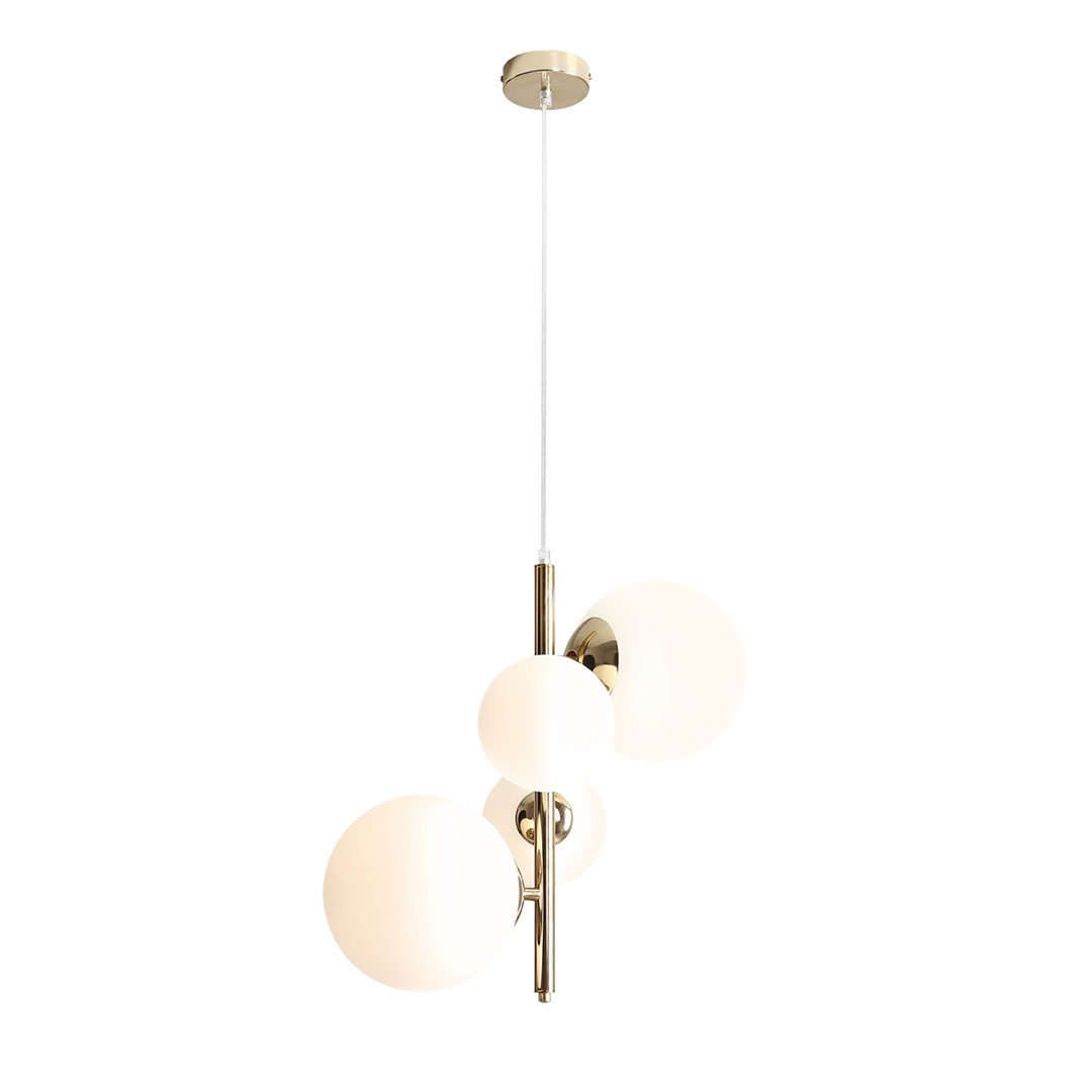 ALDEX 1091L30 LAMPA WISZĄCA BLOOM 4 ZŁOTA