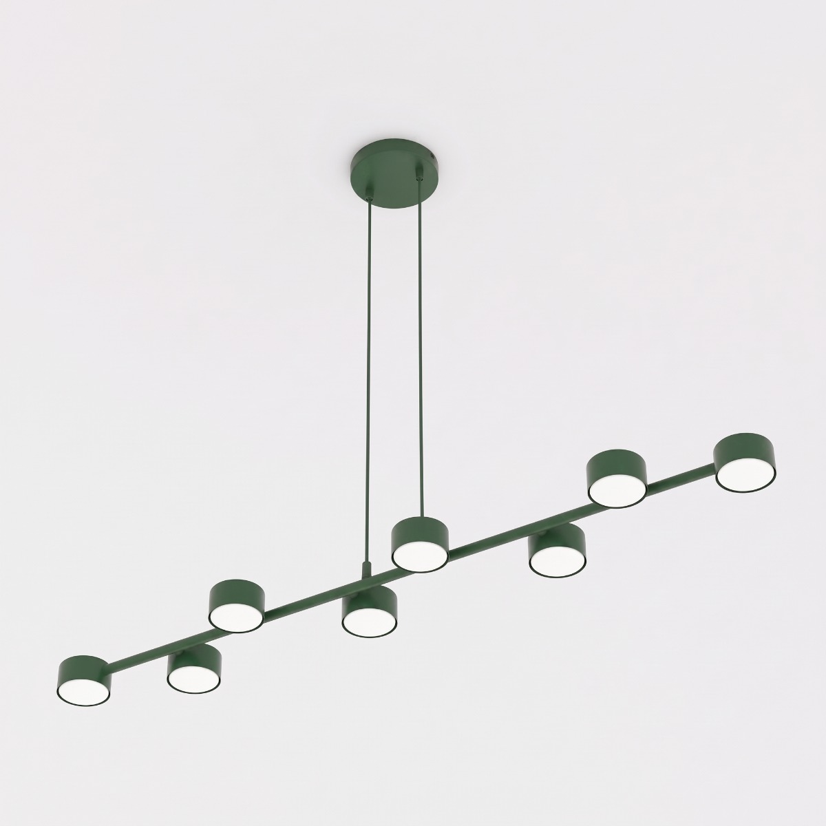 EMIBIG 1844/8 MEGARA 8 OLIVE GREEN Lampa wisząca