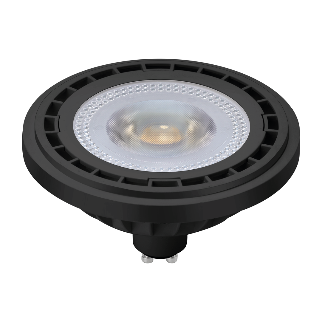 MILAGRO AR8044 ŻARÓWKA AR111 - 12W GU10 3000K / Czarna