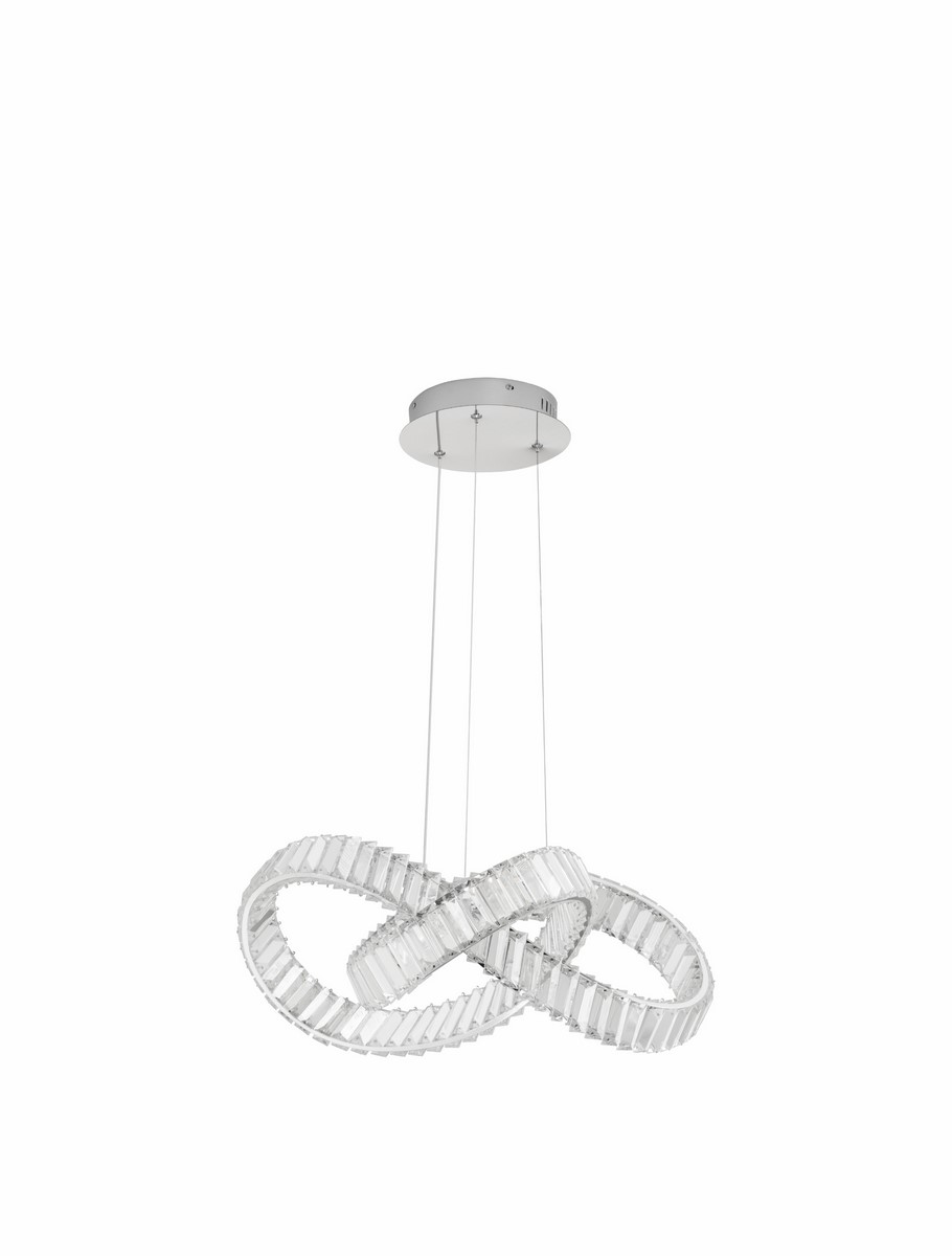 Luces Exclusivas SINALOA LE42923 LAMPA WISZĄCA LED srebrny