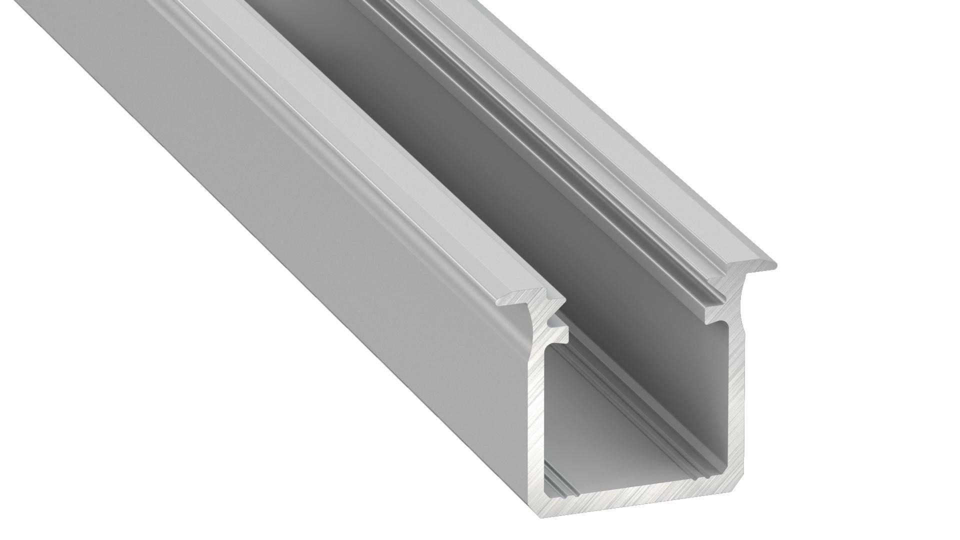 MILAGRO EKPR0125 PROFIL ALUMINiOWY SREBRNY TYP G 2m + KLOSZ MLECZNY