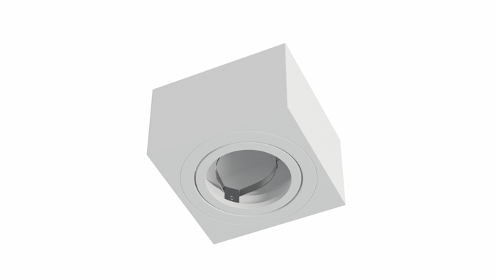 LED LABS 20-0001-95 Oprawa sufitowa natynkowa CARO kwadrat biała