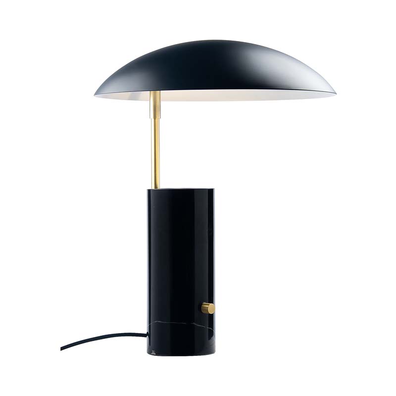 DESIGN FOR THE PEOPLE 2220405003 Lampa stołowa MADEM GU10 15W Marmur Czarny