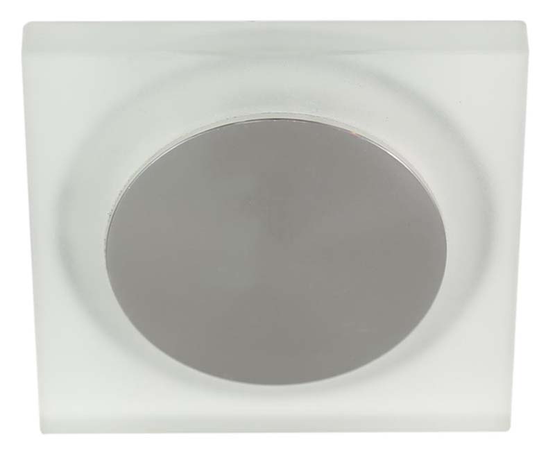 CANDELLUX 2227474 OPRAWA STROPOWA STAŁA KWADRATOWA SS-29 AL/FR 1W LED 230V SZKŁO MROŻONE