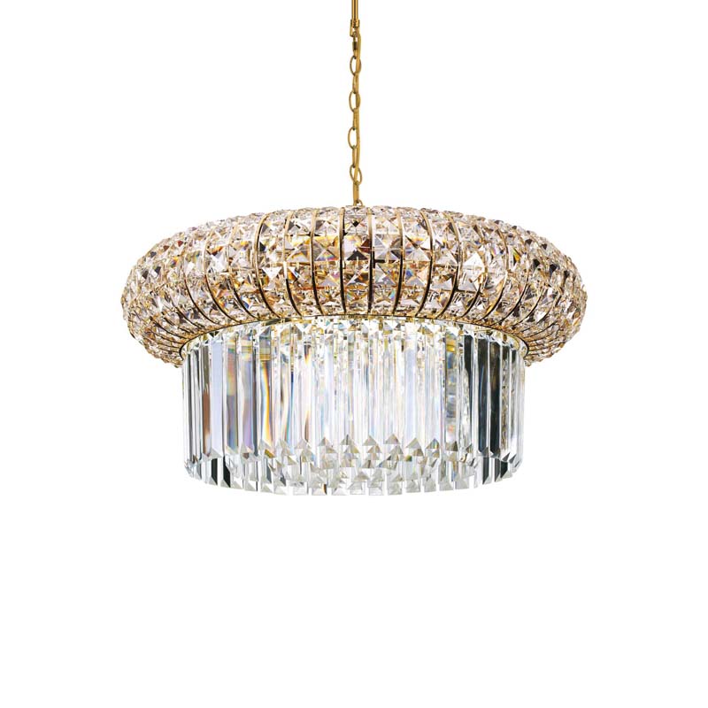IDEAL LUX 237794 NABUCCO SP12 LAMPA WISZĄCA złoty
