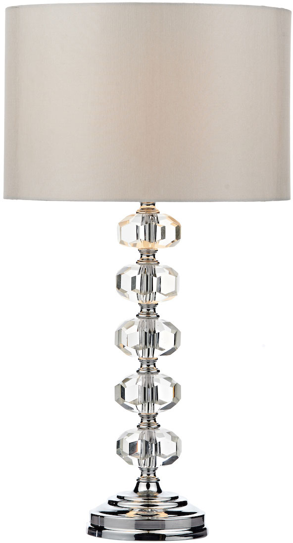 DAR OLE4250 OLEANA TL POL CHR CRYSTAL CW SHD