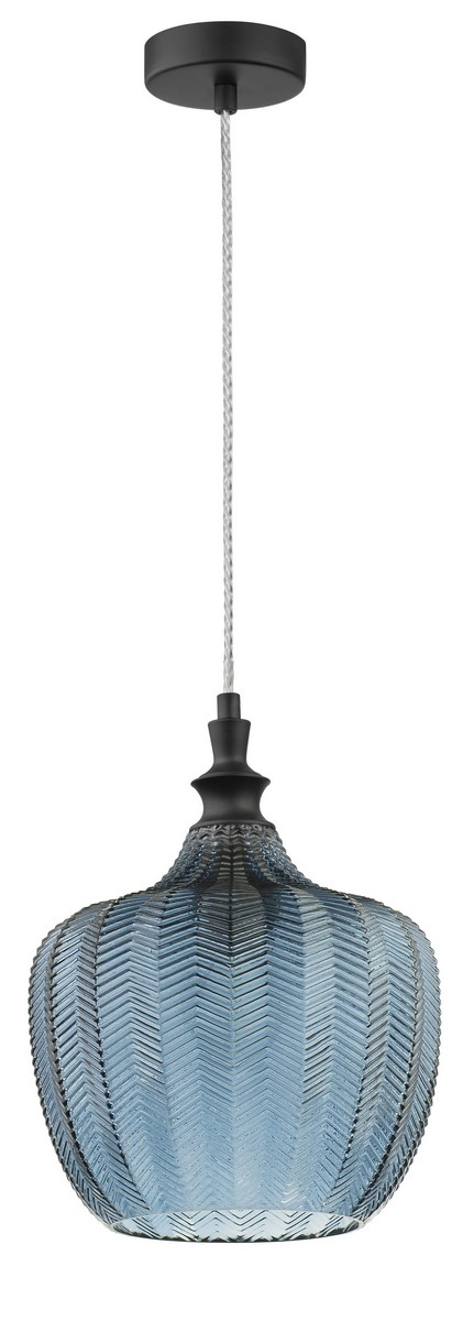 Luces Exclusivas BURGOS LE41917 LAMPA WISZĄCA niebieski