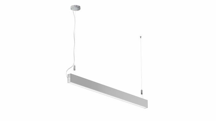 LED LABS 26-0000-26 oprawa wisząca LUMINES Dulio srebrna anod. 4000K 60cm