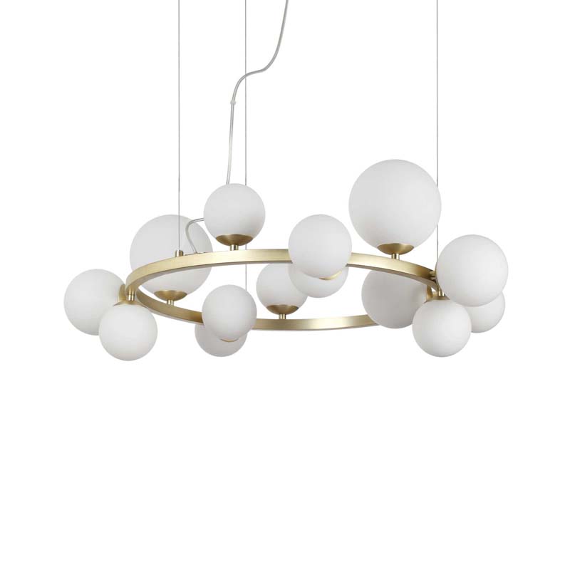 IDEAL LUX 283814 PERLAGE SP14 BIANCO LAMPA WISZĄCA biały