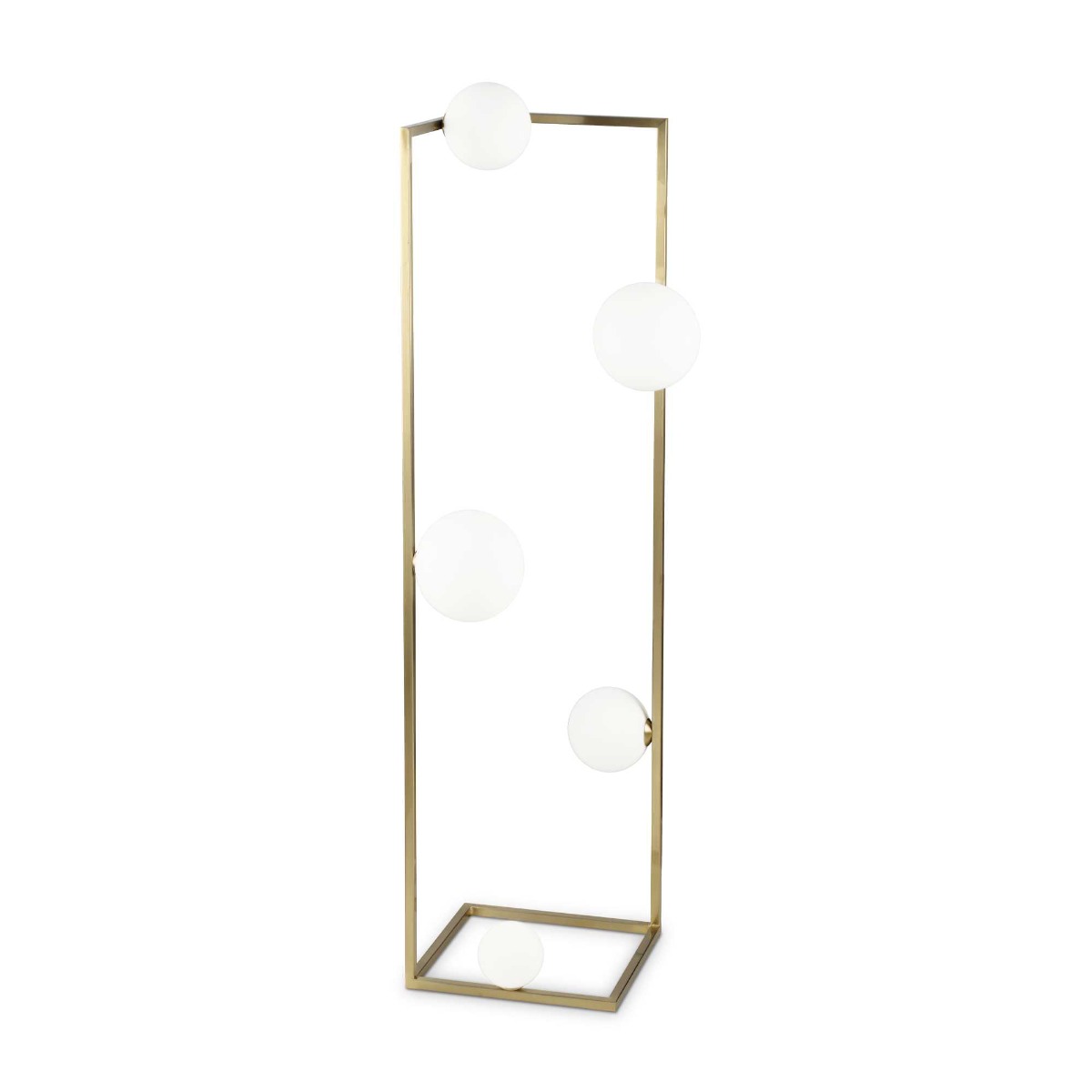 IDEAL LUX 284354 ANGOLO LAMPA PODŁOGOWA mosiądz