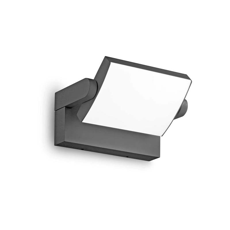 IDEAL LUX 287683 SWIPE AP ANTRACITE KINKIET antracyt zewnętrzny