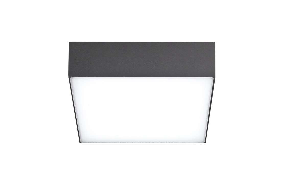 AZZARDO AZ4499 CASPER SQUARE 4000K DGR TECHNICAL TOP DARK GREY