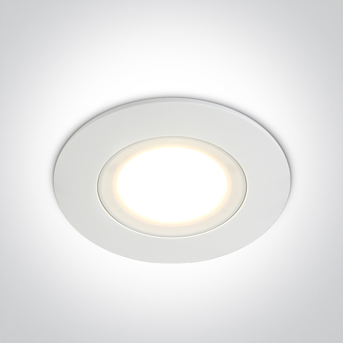 ONE LIGHT 10106P/W/C Tsada biały wpust COB LED IP65 4000K 6W