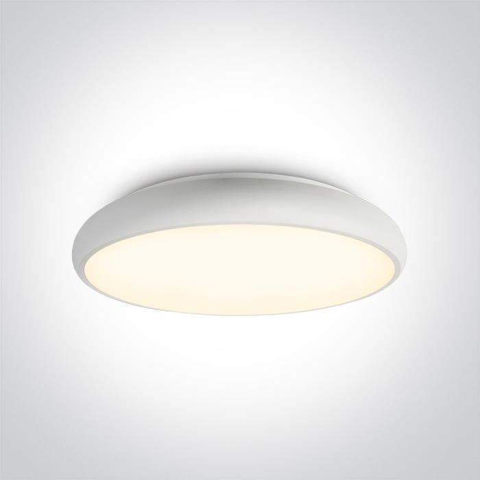 ONE LIGHT 62160/W/W Drosia biały plafon LED 3000K 60W