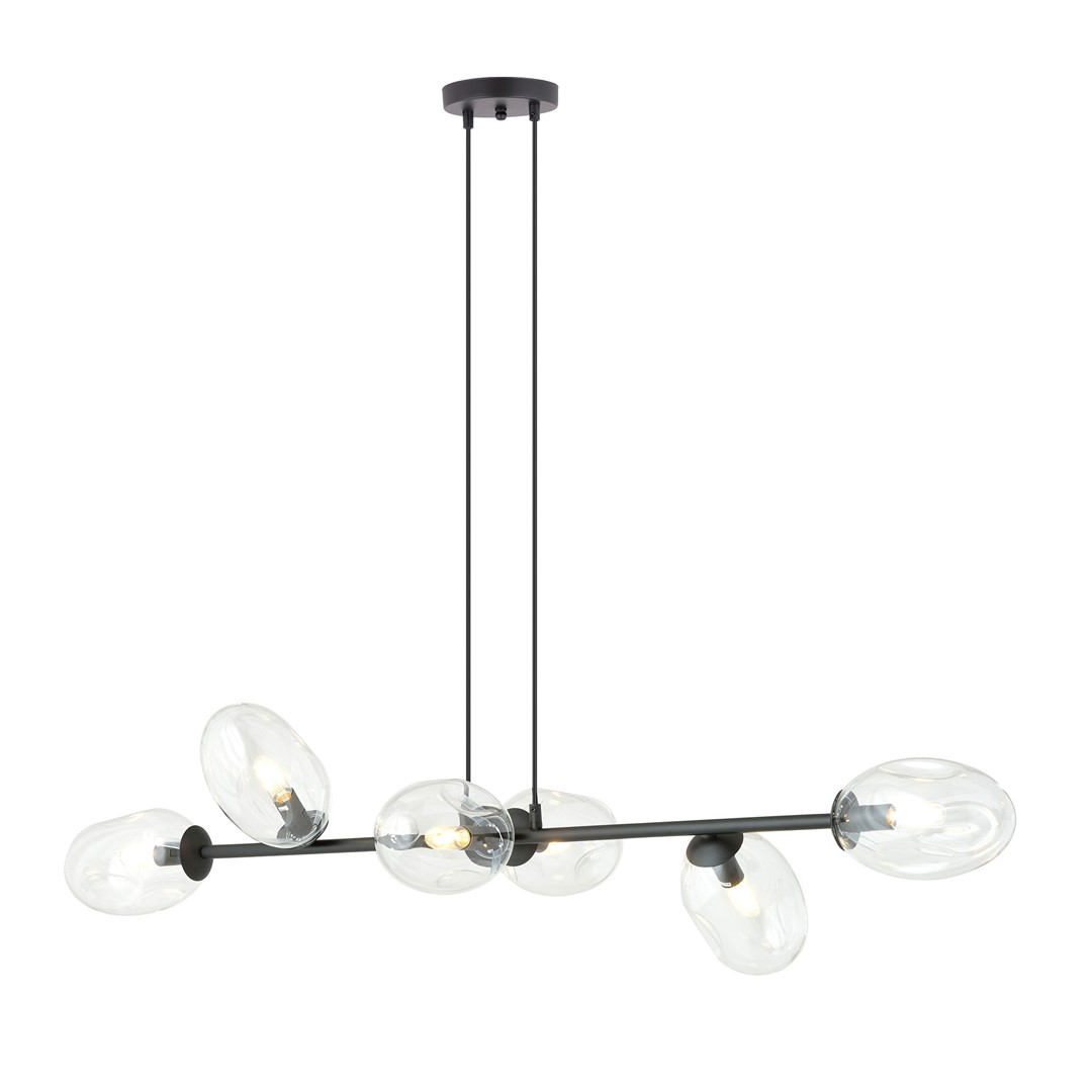 EMIBIG 1262/6 LAMPA SUFITOWA PANDORA 6 BL TRANSPARENT