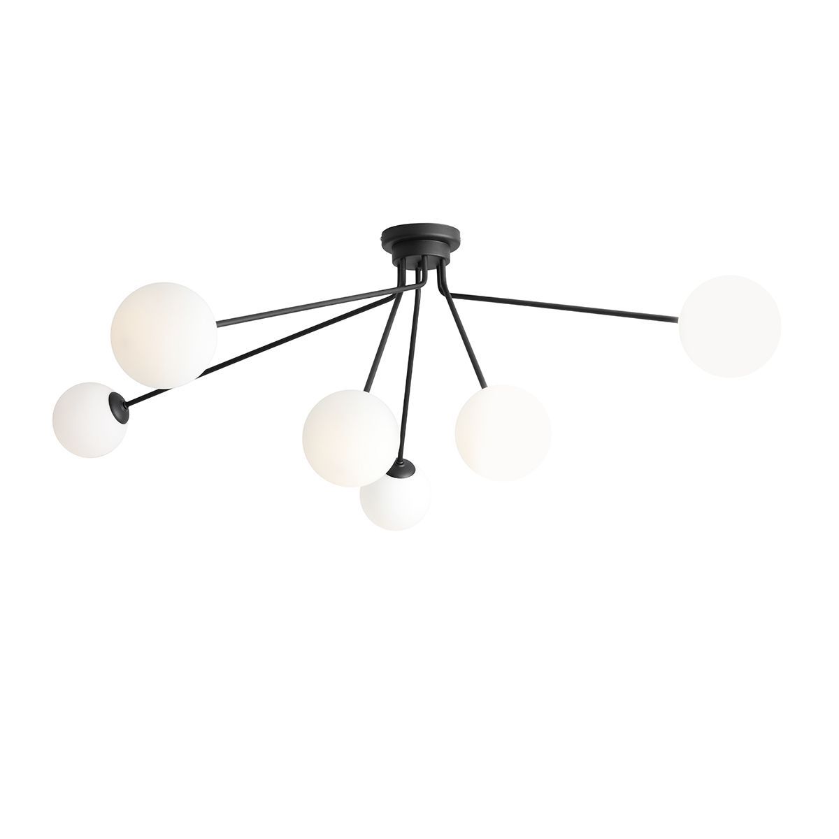 ALDEX 1082PL-K1 PLAFON HOLM 6 CZARNA