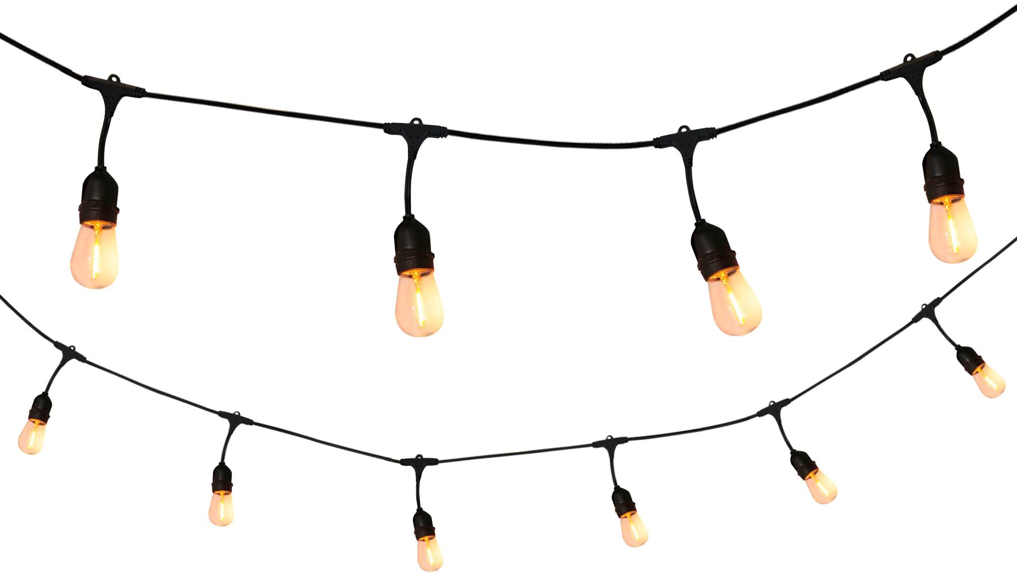 POLUX 308191 Girlanda ogrodowa 5,6m E27 10 x S14 filament 36V 6W