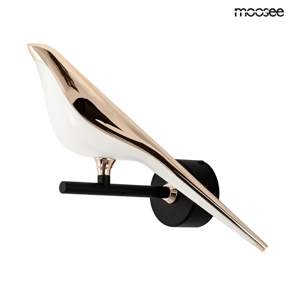 MOOSEE MSE010100292 MOOSEE lampa ścienna BIRD złota