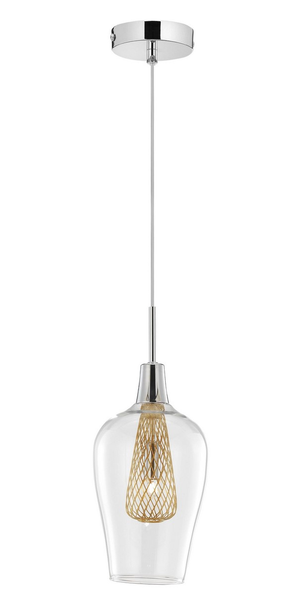 Luces Exclusivas ZARZA LE41845 LAMPA WISZĄCA złoty